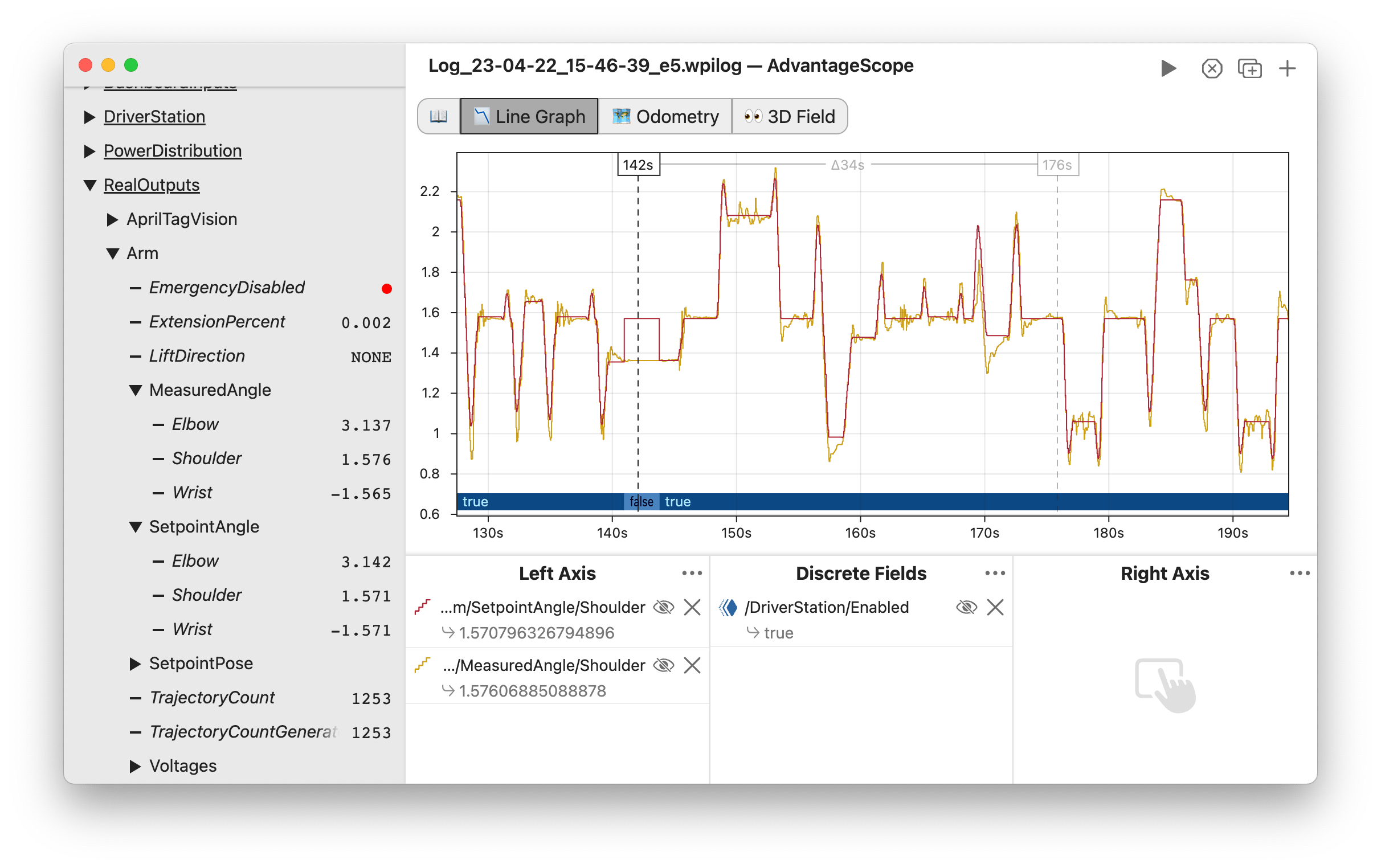 Line graph demo